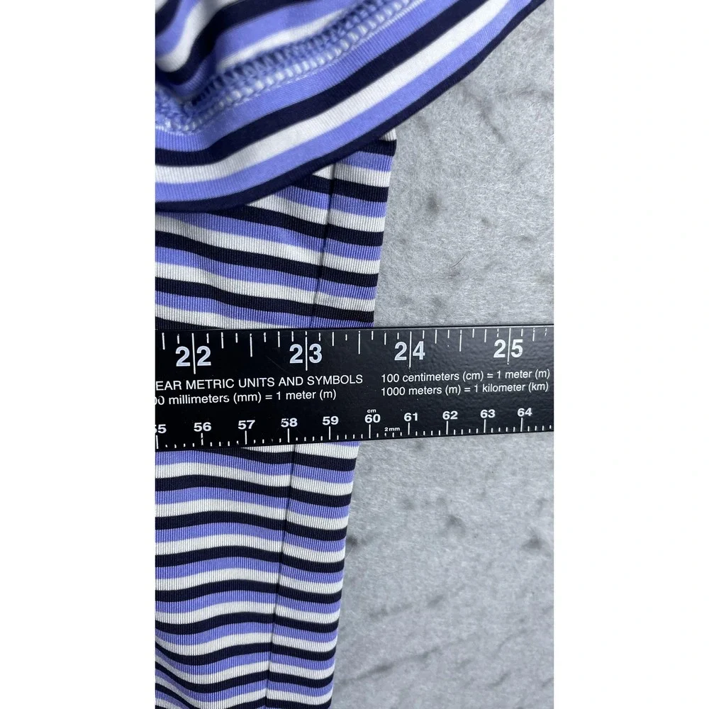RLX Ralph Lauren‎ Polo Shirt Mens XL Blue White Stripe Golf Performance Stretch